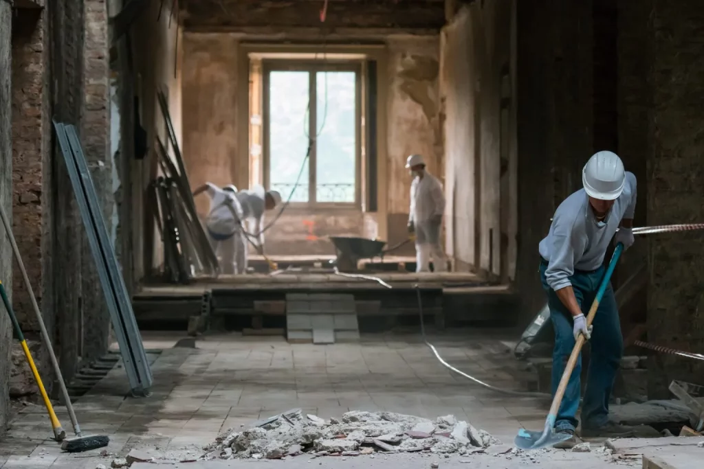 progress construction cleanup